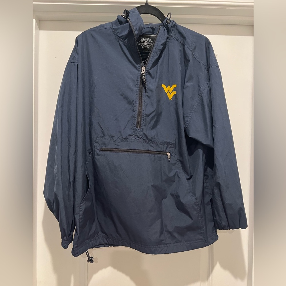 WVU rain jacket pullover